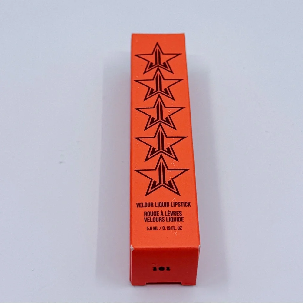 Jeffree Star PAIN IS PLEASURE Velour Liquid Lipstick Red Coral • New In Box